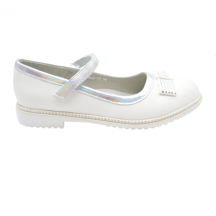 Pantofi pentru fete Bessky NC448-5B, Alb [6]