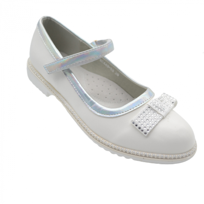 Pantofi pentru fete Bessky NC448-5B, Alb [7]