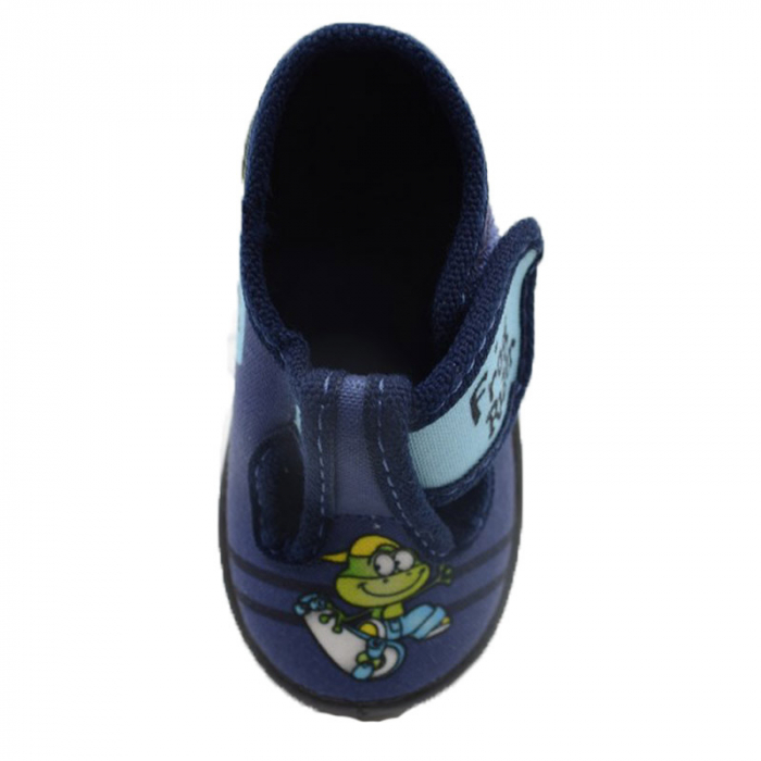 Pantofi profilactici din panza pentru baieti 3F 3FN3B-19, Bleumarin [6]