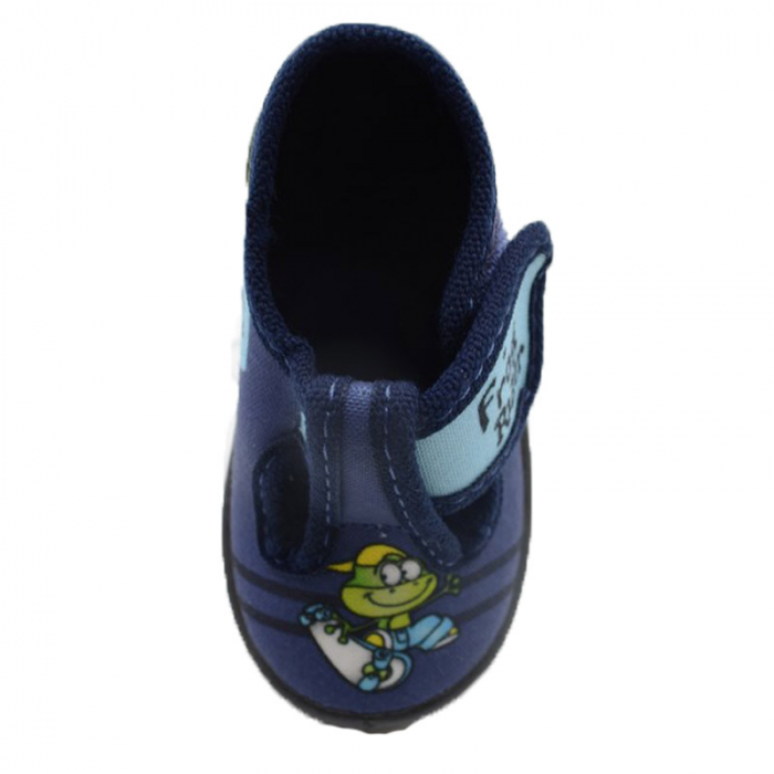 Pantofi profilactici din panza pentru baieti 3F 3FN3B-19, Bleumarin [3]