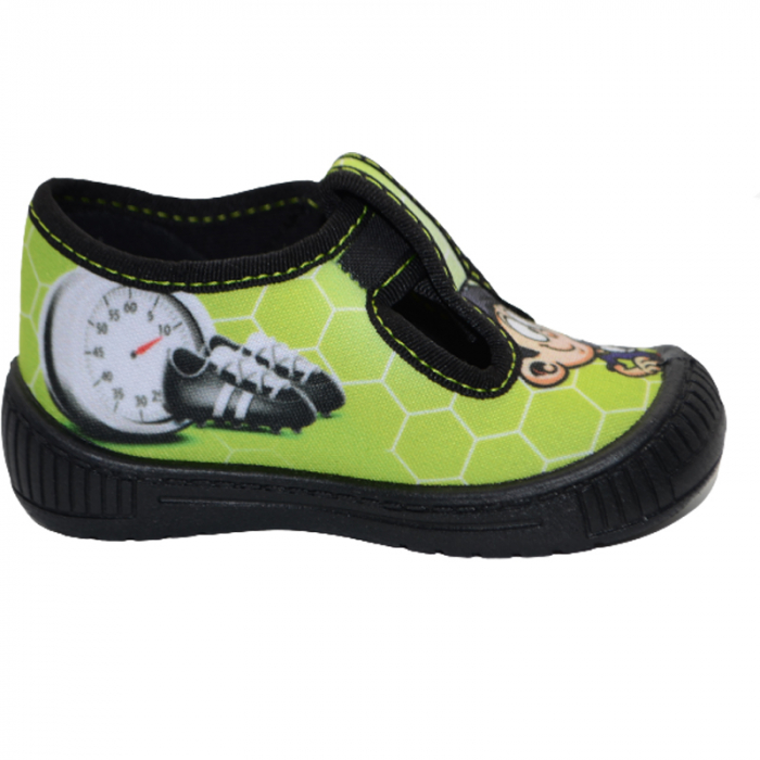 Pantofi profilactici din panza pentru baieti 3F 3FN3G-26, Galben [2]