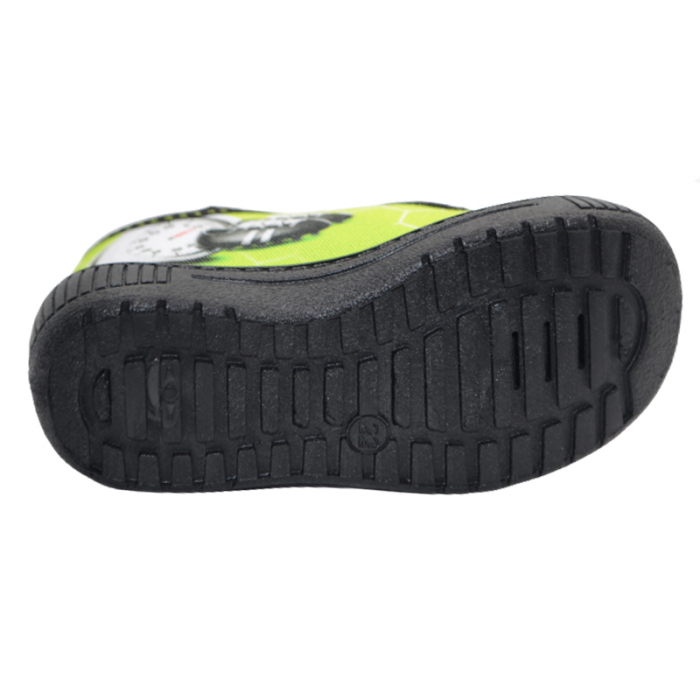 Pantofi profilactici din panza pentru baieti 3F 3FN3G-26, Galben [9]
