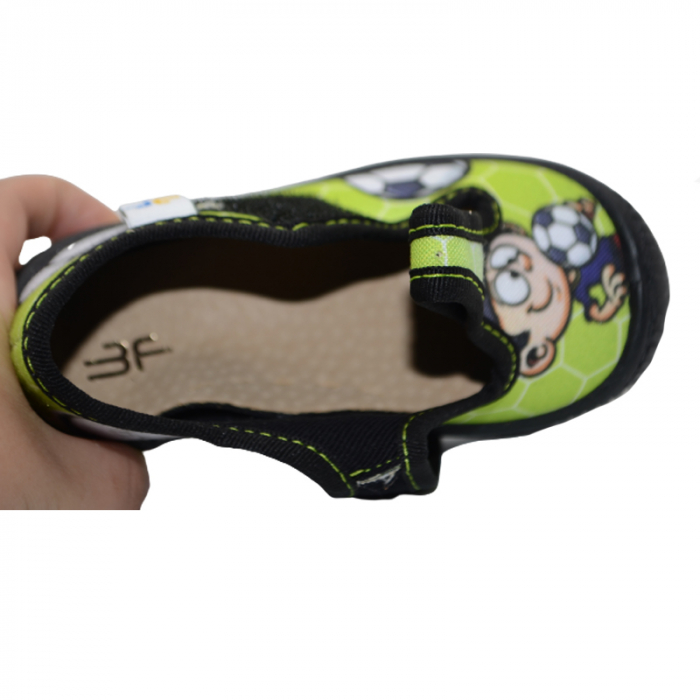 Pantofi profilactici din panza pentru baieti 3F 3FN3G-26, Galben [8]
