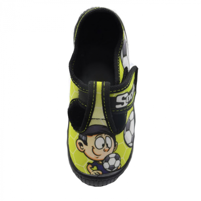 Pantofi profilactici din panza pentru baieti 3F 3FN3G-26, Galben [3]