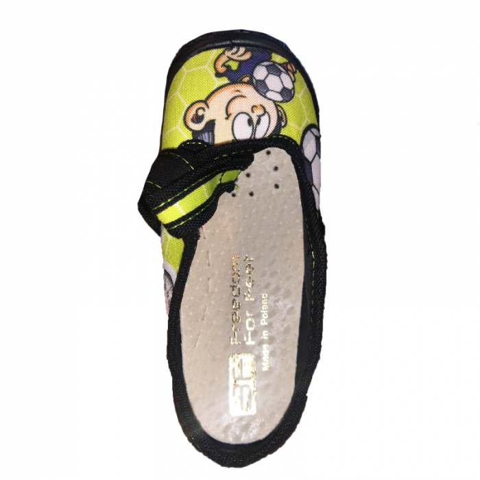 Pantofi profilactici din panza pentru baieti 3F 3FN3G-26, Galben [5]