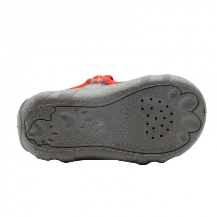 Pantofi profilactici din panza pentru baieti Renbut 33-416-98R-21, Rosu [2]