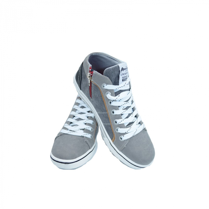 Pantofi sport baieti American Club 703027-G, Gri [4]