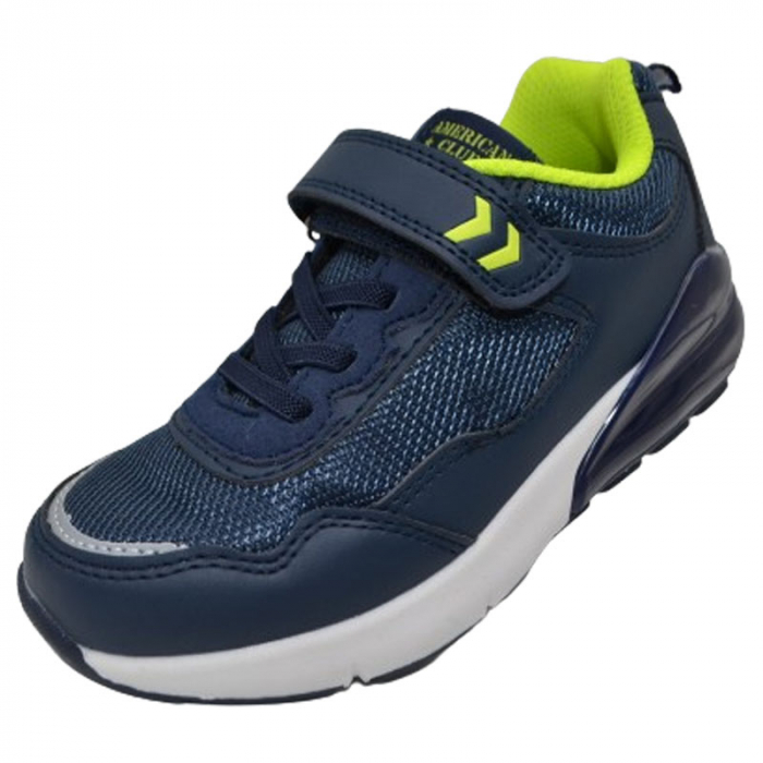 Pantofi sport cu led pentru baieti American Club ES114/23, Bleumarin [2]