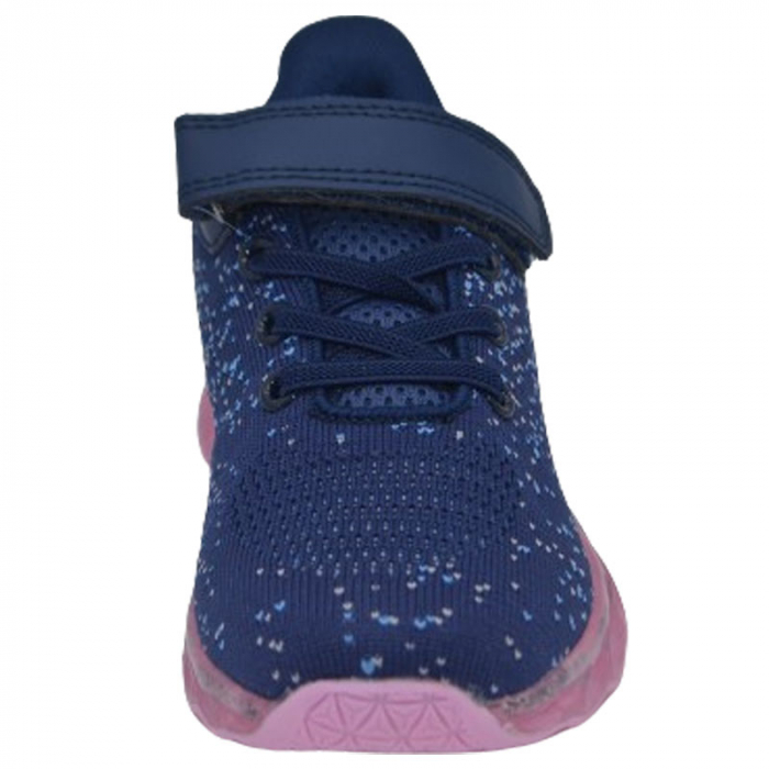 Pantofi sport cu led pentru fete American Club ES135/24-B, Bleumarin [3]