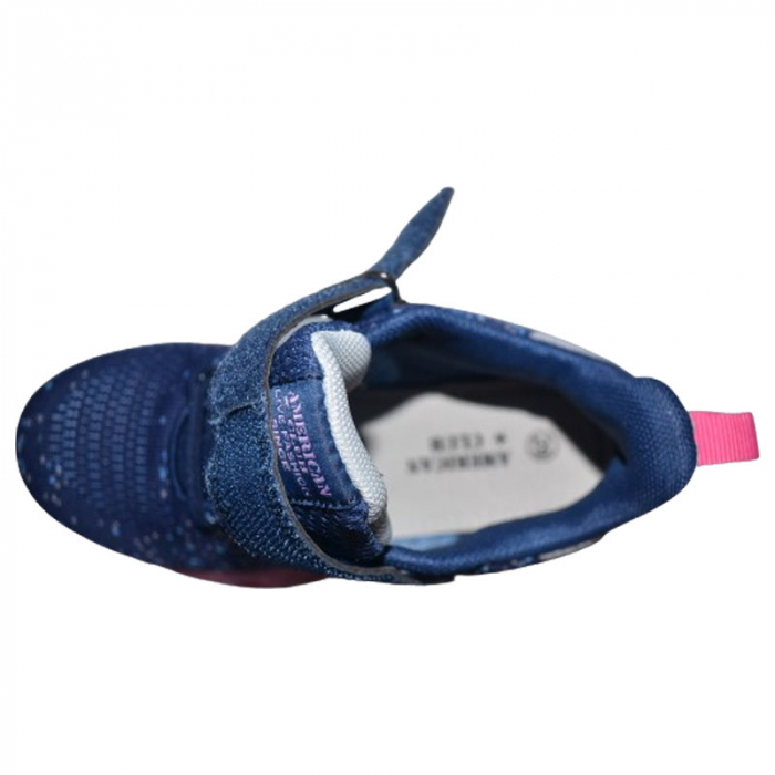 Pantofi sport cu led pentru fete American Club ES135/24-B, Bleumarin [4]
