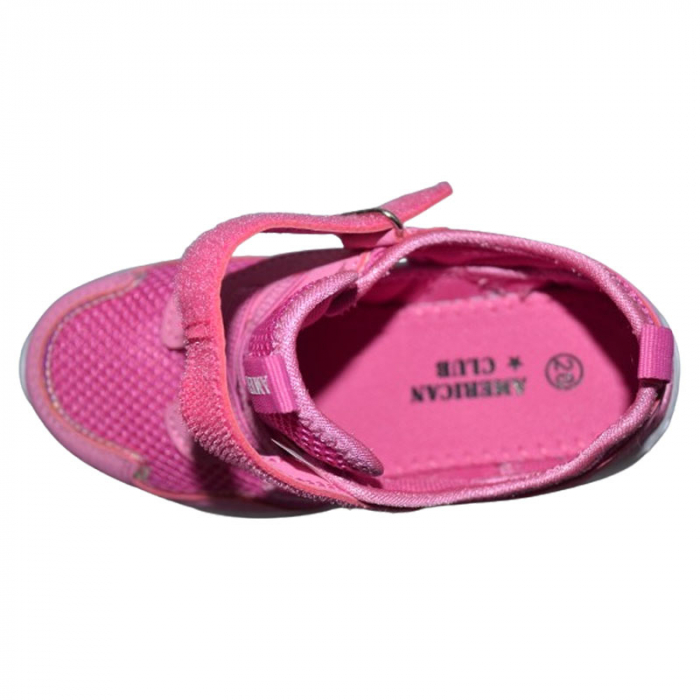 Pantofi sport pentru fete American Club ES130/23, Fucsia [4]
