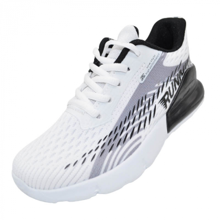 Pantofi sport din panza pentru baieti Tom Miki C-T9299-A, Alb [3]