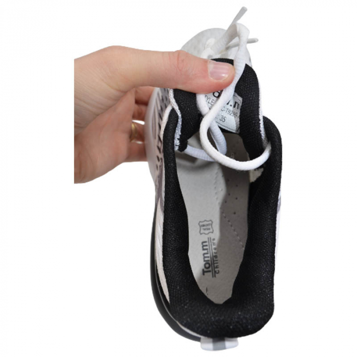 Pantofi sport din panza pentru baieti Tom Miki C-T9299-A, Alb [4]