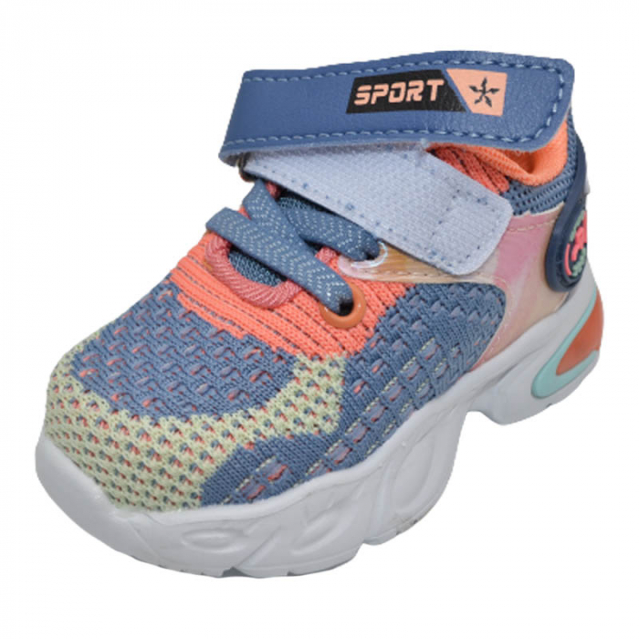 Pantofi sport ortopedici din panza pentru fete Tom Miki C-T9948-M, Multicolor [3]