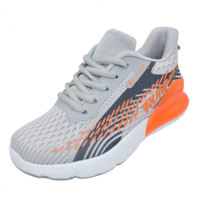Pantofi sport din panza pentru baieti Tom Miki C-T9299-H, Gri [3]