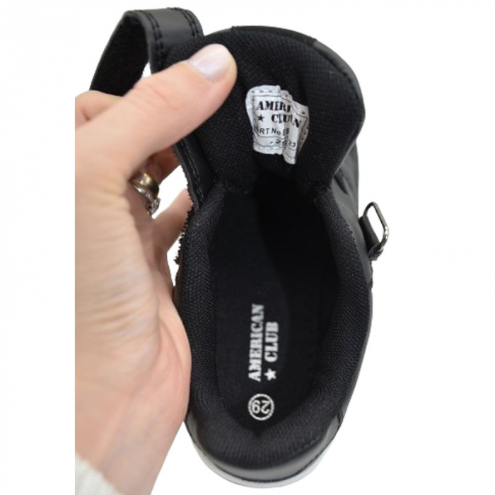 Pantofi sport pentru baieti American Club ES116/23, Negru [3]
