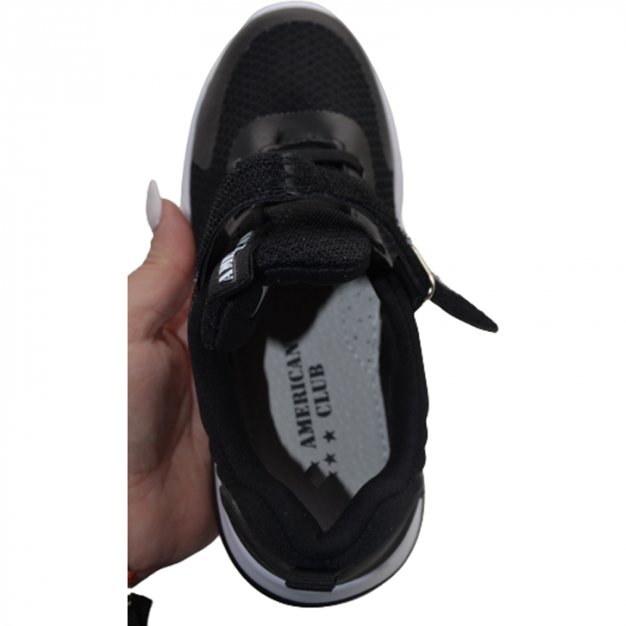 Pantofi sport ortopedici pentru baieti American Club RL104/23N, Negru [6]