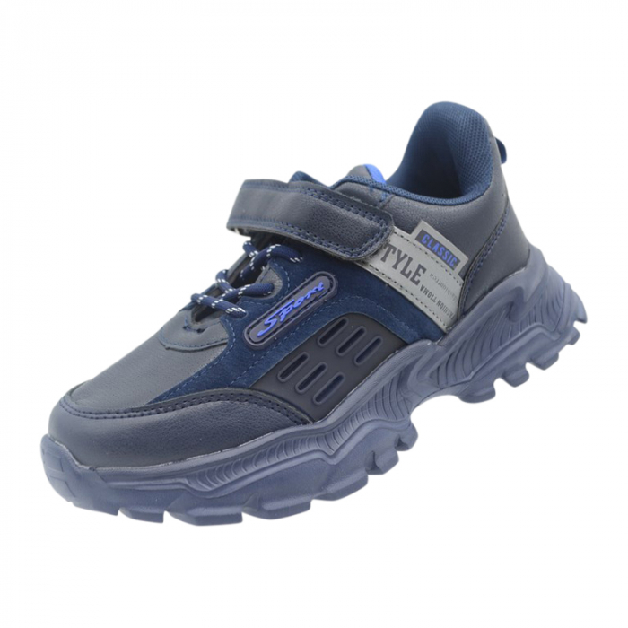 Pantofi sport ortopedici pentru baieti Tom Miki C-T9644-F-33, Bleumarin [4]