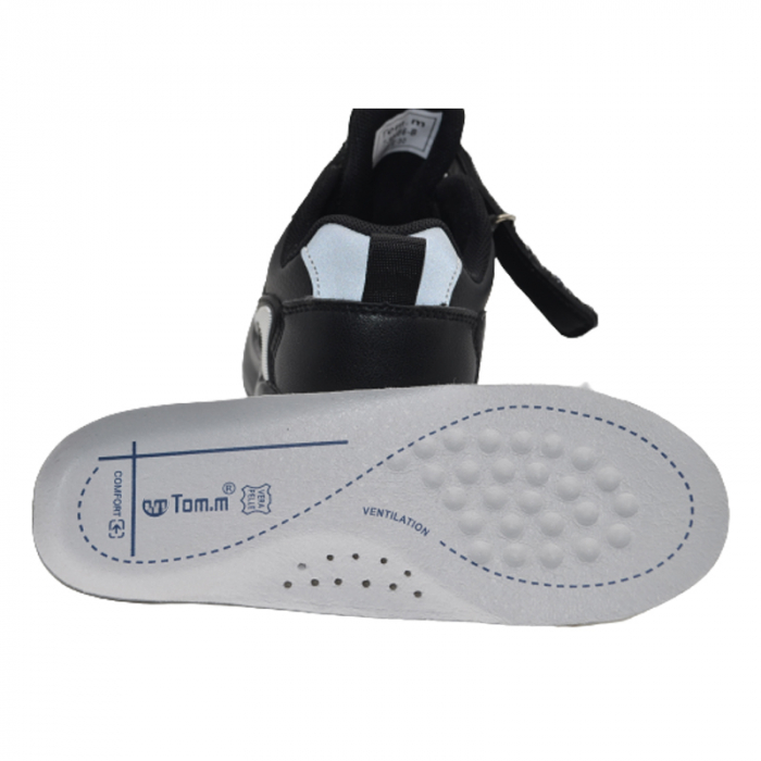 Pantofi sport ortopedici pentru baieti Tom Miki T-10486-B, Negru [4]