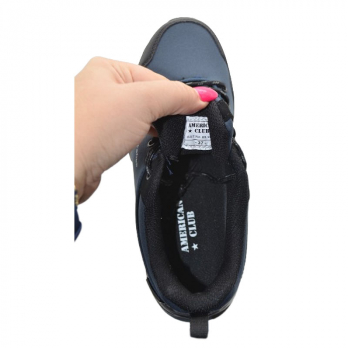 Pantofi sport pentru baieti American Club HL92/23, Bleumarin [4]