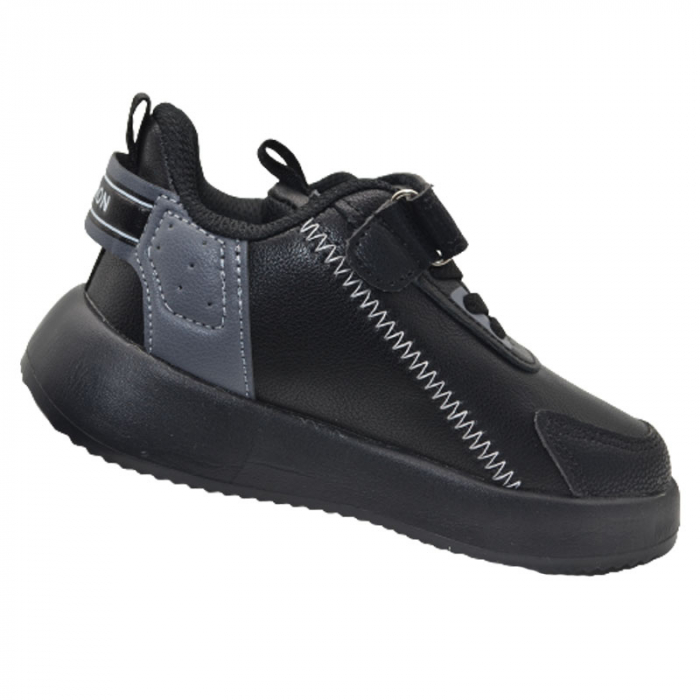 Pantofi sport ortopedici pentru baieti Tom Miki T-10857-C, Negru [2]