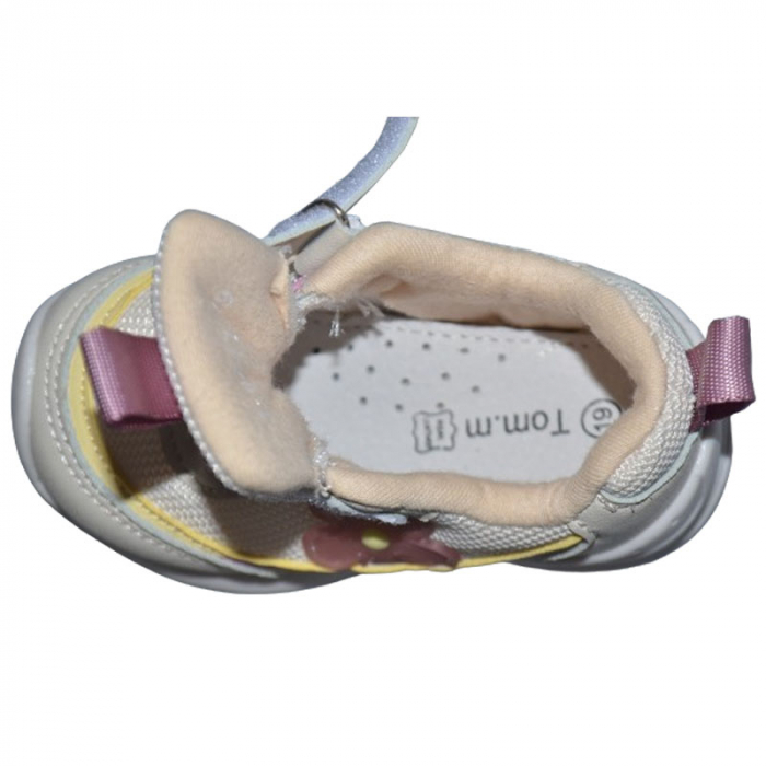 Pantofi sport ortopedici pentru fete Tom Miki T-0711-B, Bej [4]