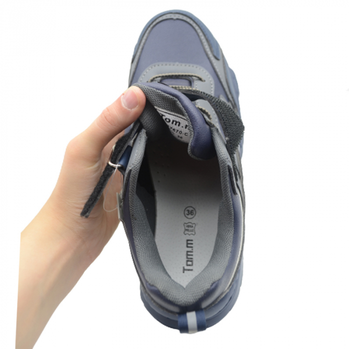 Pantofi sport ortopedici pentru baieti Tom Miki C-T7670-C, Bleumarin [2]