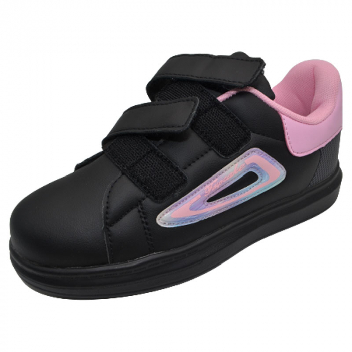 Pantofi sport ortopedici pentru fete Bessky B1843-7C, Negru [2]