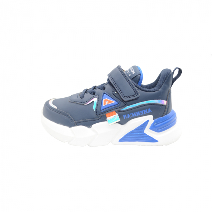 Pantofi sport pentru fete American Club AA20/22, Bleumarin [3]