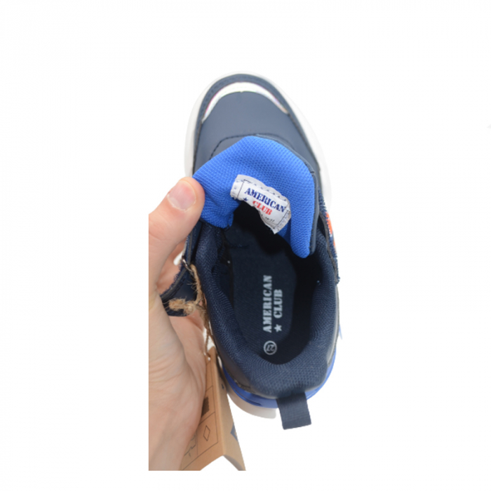 Pantofi sport pentru fete American Club AA20/22, Bleumarin [4]