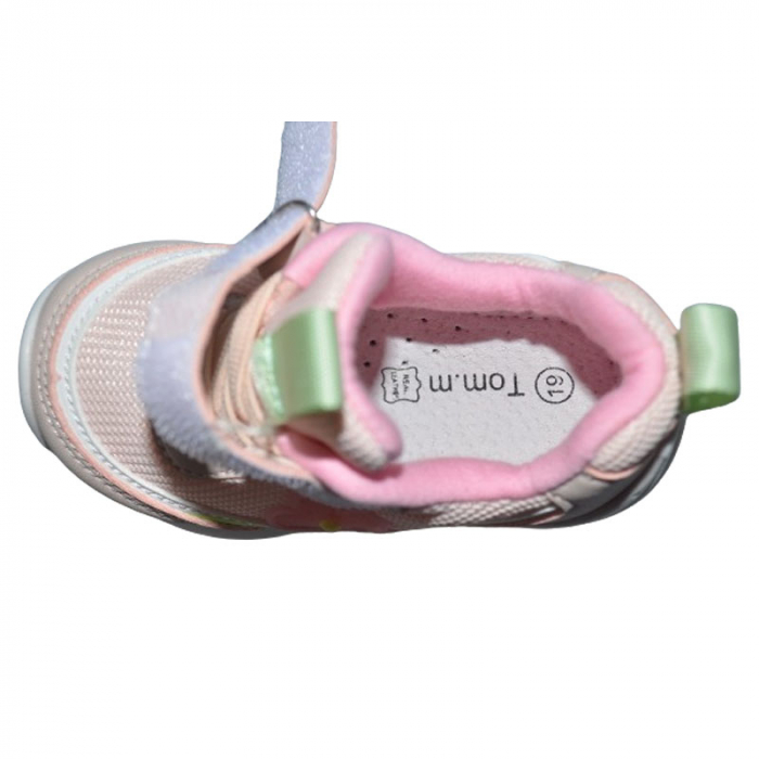 Pantofi sport ortopedici pentru fete Tom Miki T-0711-C, Roz [4]