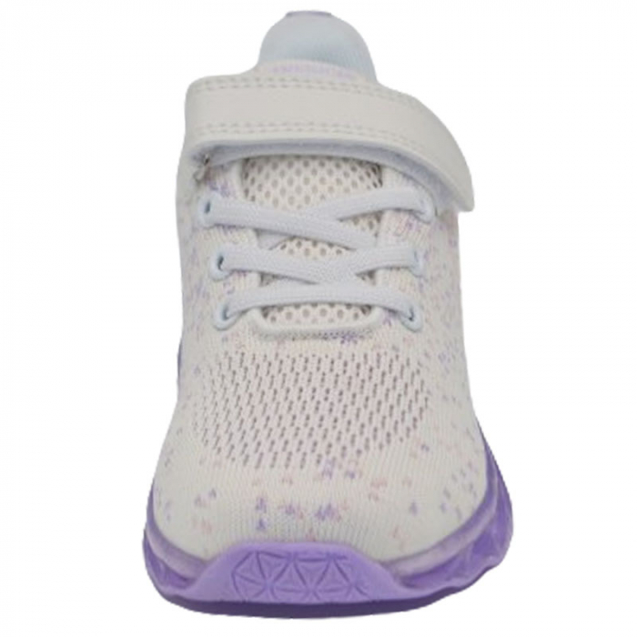 Pantofi sport cu led pentru fete American Club ES135/24, Alb [3]