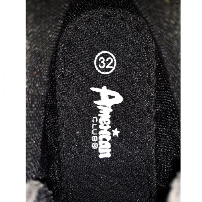 Pantofi sport pentru baieti American Club 560/16N2-32-eu, Negru [5]