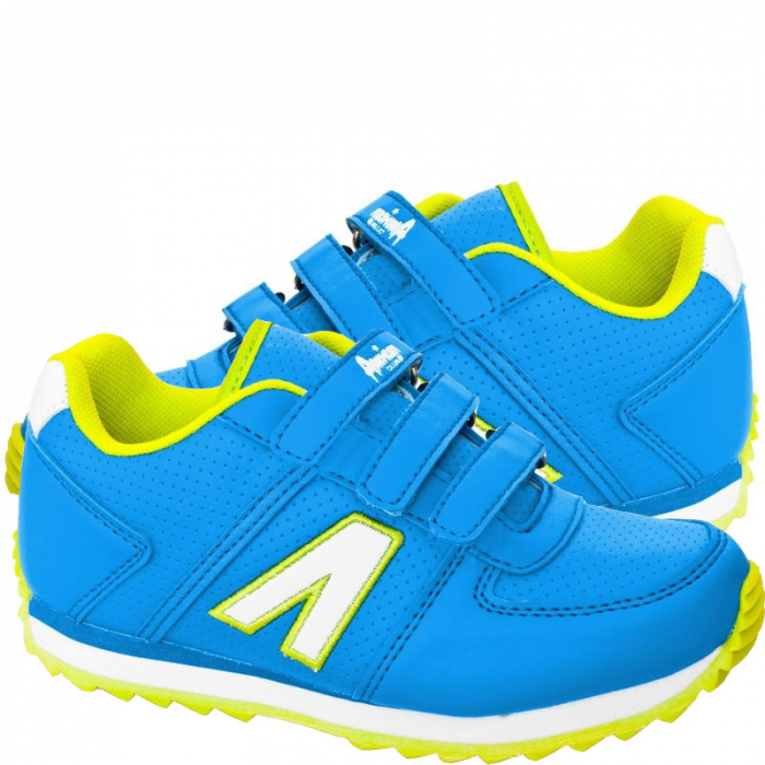 Pantofi sport pentru baieti American Club 88/14-35, Albastru [2]