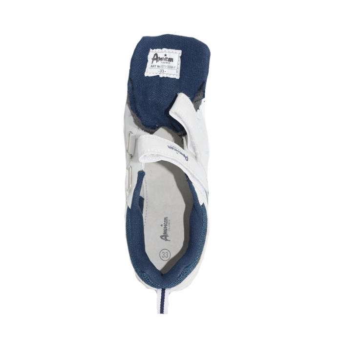 Pantofi sport pentru baieti American Club 95-33A-33, Alb [4]