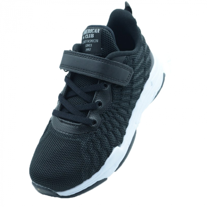 Pantofi sport pentru baieti American Club BS07/20-34, Negru [3]
