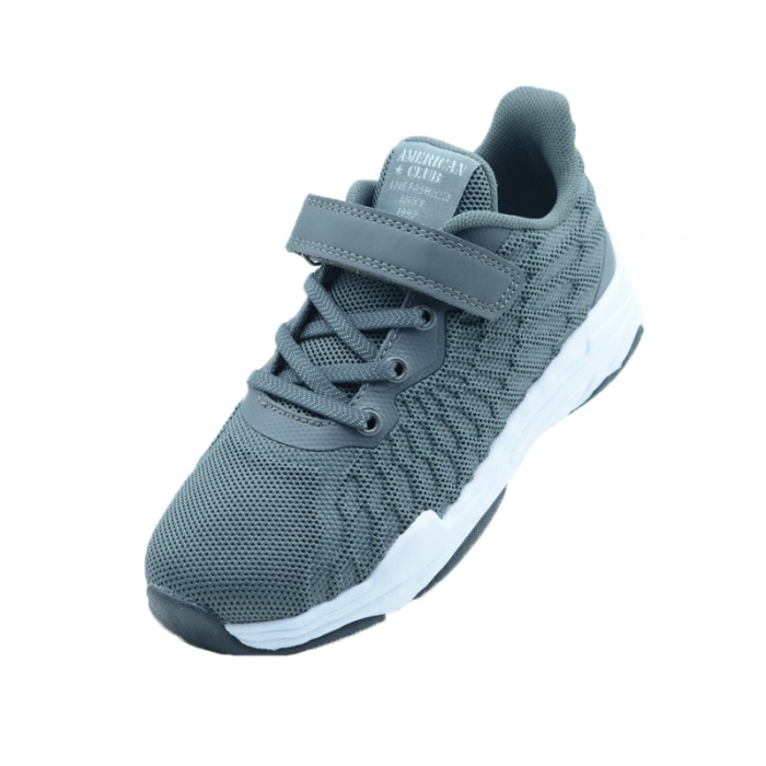 Pantofi sport pentru baieti American Club BS07/20G-32, Gri [3]