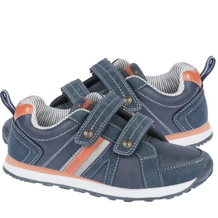 Pantofi sport pentru baieti American Club CA57-14811-31, Bleumarin [3]