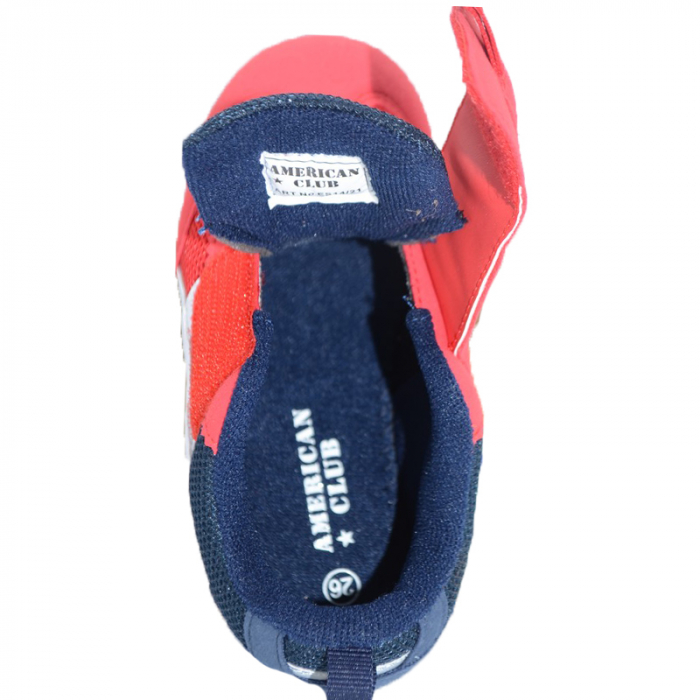 Pantofi sport pentru baieti American Club ES14/21-22, Rosu [4]