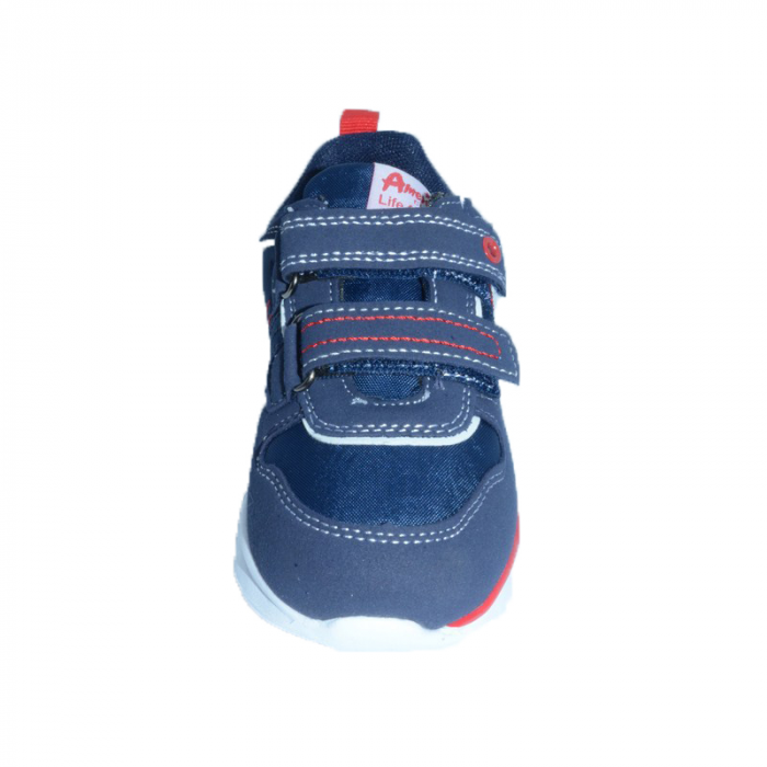 Pantofi sport pentru baieti American Club ES30/19B-32, Bleumarin [2]