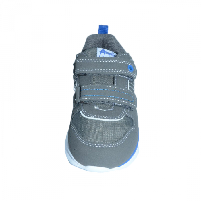 Pantofi sport pentru baieti American Club ES31/19G-31, Gri [2]