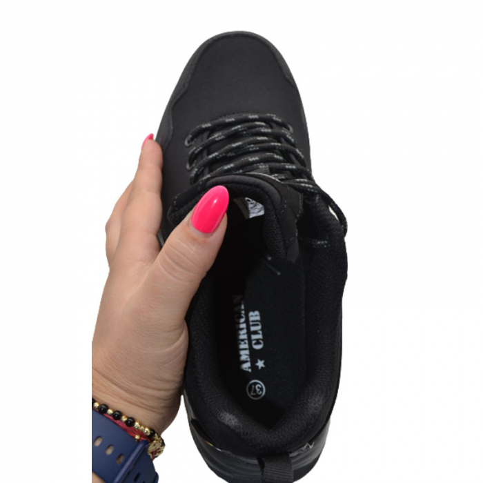 Pantofi sport pentru baieti American Club HL92/23-N, Negru [4]
