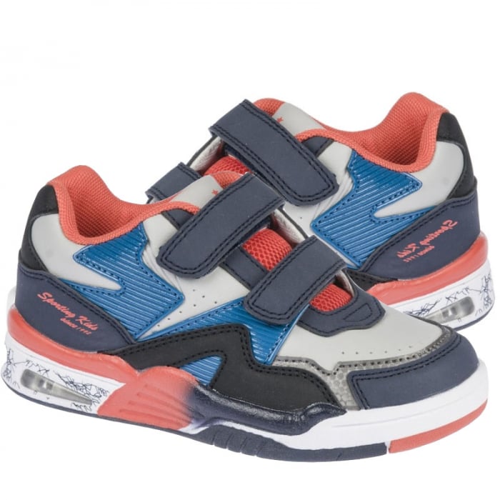 Pantofi sport pentru baieti American Club K15930-G-31, Bleumarin [3]