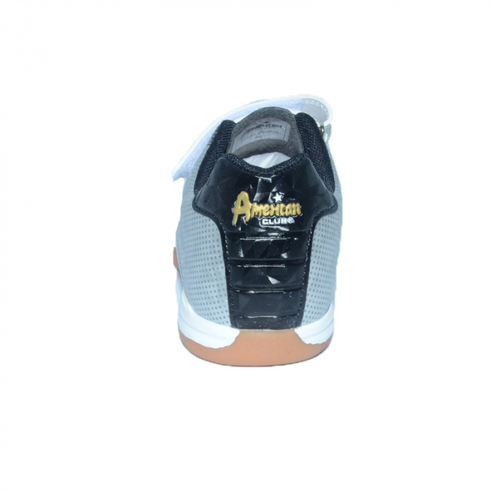 Pantofi sport pentru baieti American Club OG15/19AR-35, Argintiu [4]