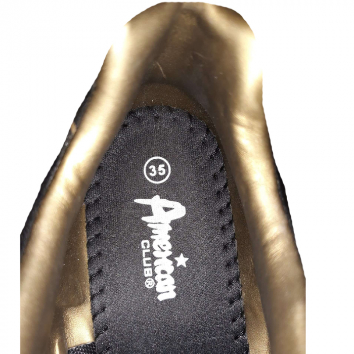 Pantofi sport pentru baieti American Club OGLE-160702TF-A-35-eu, Negru [4]