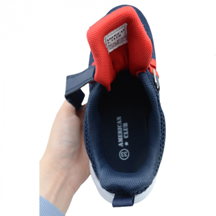 Pantofi sport pentru baieti American Club RD12/22B, Bleumarin [2]