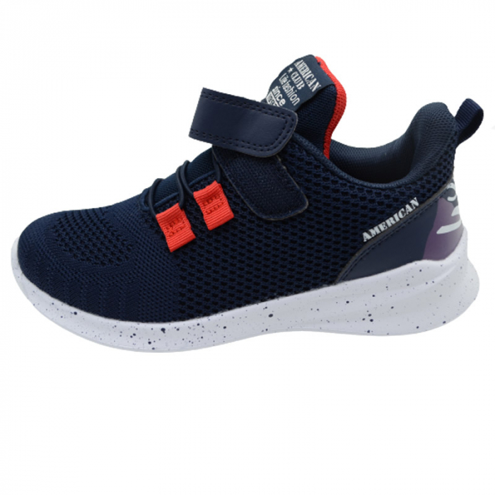 Pantofi sport pentru baieti American Club RD12/22B, Bleumarin [4]