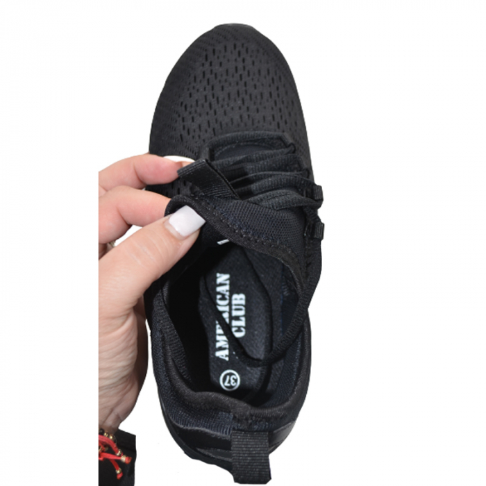 Pantofi sport pentru baieti American Club RH107/23N, Negru [6]