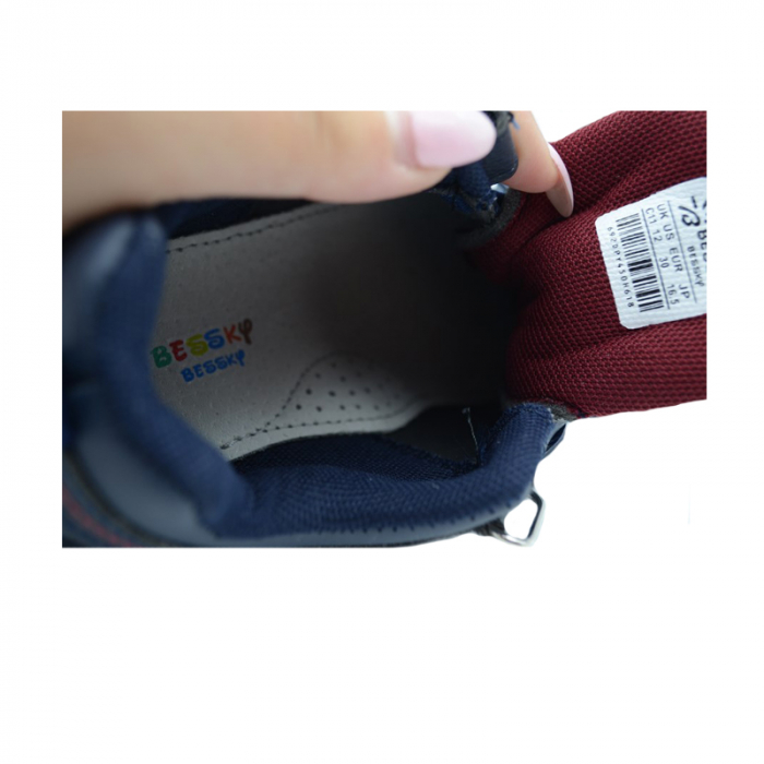 Pantofi sport pentru baieti Bessky B8858A-5-30, Bleumarin [5]