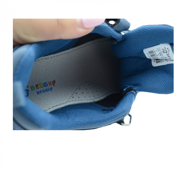 Pantofi sport pentru baieti Bessky B8858B-6-31, Albastru [5]